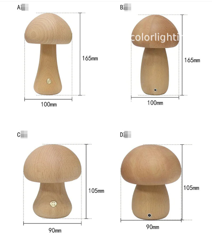 Bedroom Mushroom dim Light