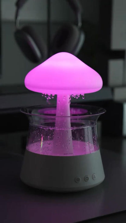 Mushroom-shaped LED Air Humidifier